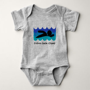 Body Para Bebê Nadar Design personalizável vestuário para bebês