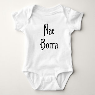 Body Para Bebê Nae Borra scottic slang banter humor engraçado