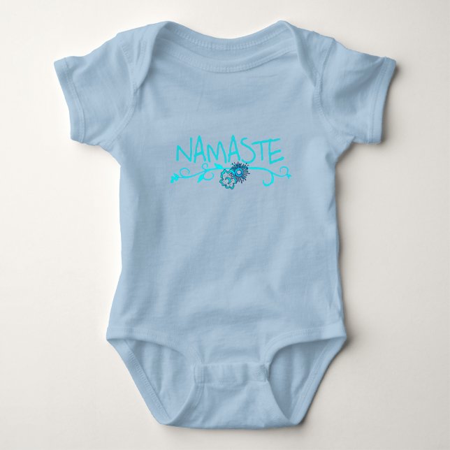 Body Para Bebê Namaste - Roupas de Yoga (Frente)