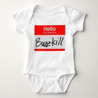 Body Para Bebê Nametag de Buzzkill