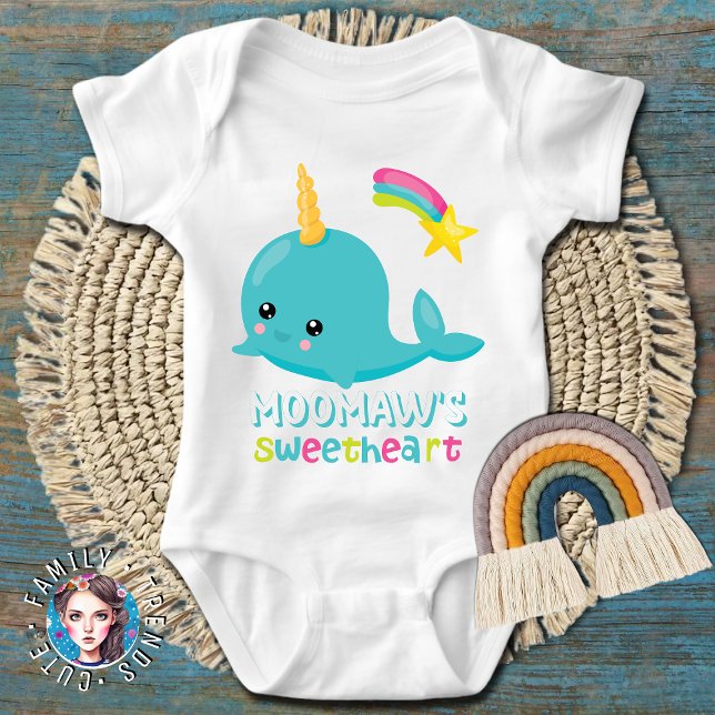 Body Para Bebê Namorada Kawaii de Moomaw Narval (Criador carregado)