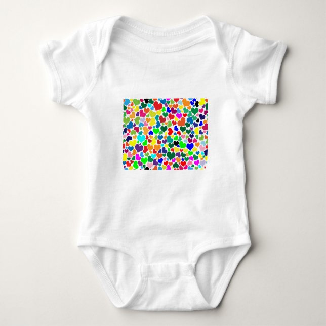 Body Para Bebê namorados arco-íris (Frente)