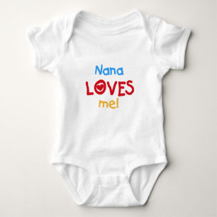 Body Para Bebê Nana me ama T-shirts e presentes