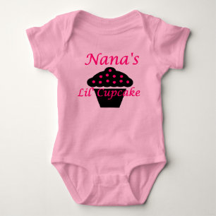 Body Para Bebê Nana's Lil Cupcake