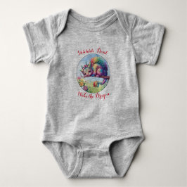 Body Para Bebê Não Acordar o Dragão Bebê Um Pedaço