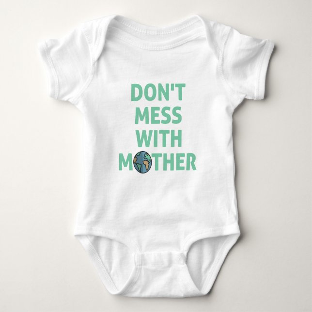 Body Para Bebê Não brinque com a mãe! (Frente)
