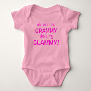Body Para Bebê Não é meu Grammy. É meu GLAMMY