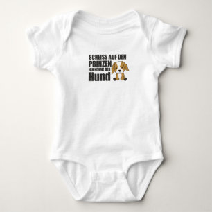 Body Para Bebê não leve o príncipe, vou levar o cachorro