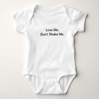 Body Para Bebê Não me agite Onsie