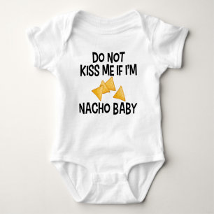 Body Para Bebê Não me beije se eu for Nacho Baby Engraçado