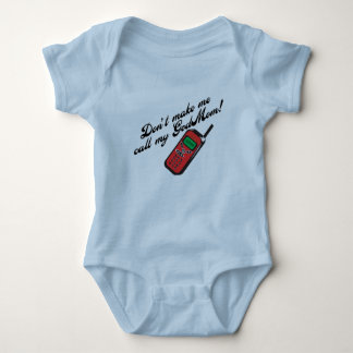 Body Para Bebê Não me faça a chamada GodMom!