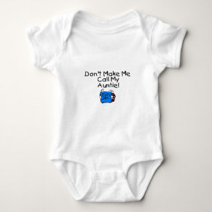 Body Para Bebê Não me faça chamar meu Auntie