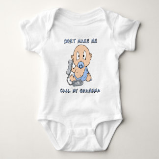 Body Para Bebê Não me faça chamar minha avó