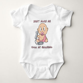 Body Para Bebê Não me faça chamar minha avó