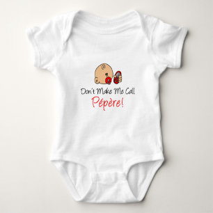 Body Para Bebê Não me faça chamar Pepere