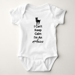 Body Para Bebê Não posso acalmar Aries