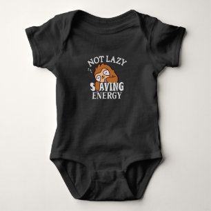 Body Para Bebê Não preguiçoso, poupando energia