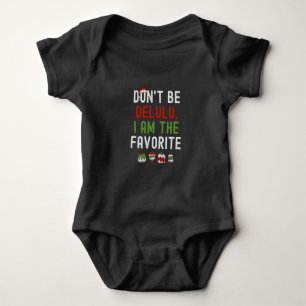 Body Para Bebê Não seja Delulu Iam o Xmas Correspondente Favorito