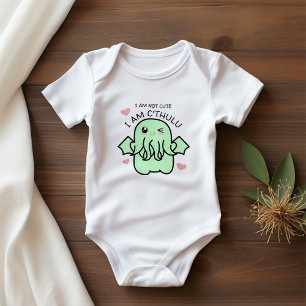 Body Para Bebê Não Sou Fofo Eu Sou Cthulhu Baby Bodysuit