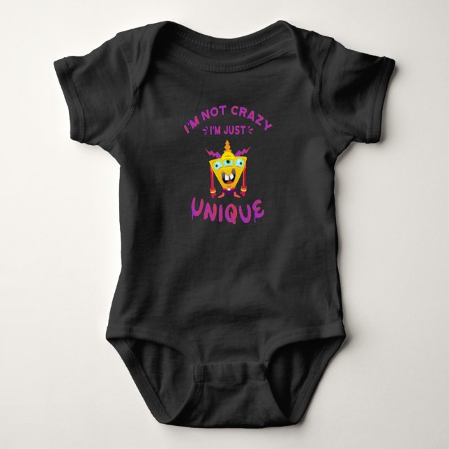 Body Para Bebê Não sou louco, sou único (Frente)