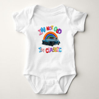 Body Para Bebê Não sou velho, sou clássico