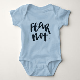 Body Para Bebê Não tema