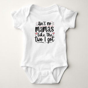 Body Para Bebê Não tenho mamas como as duas que tenho
