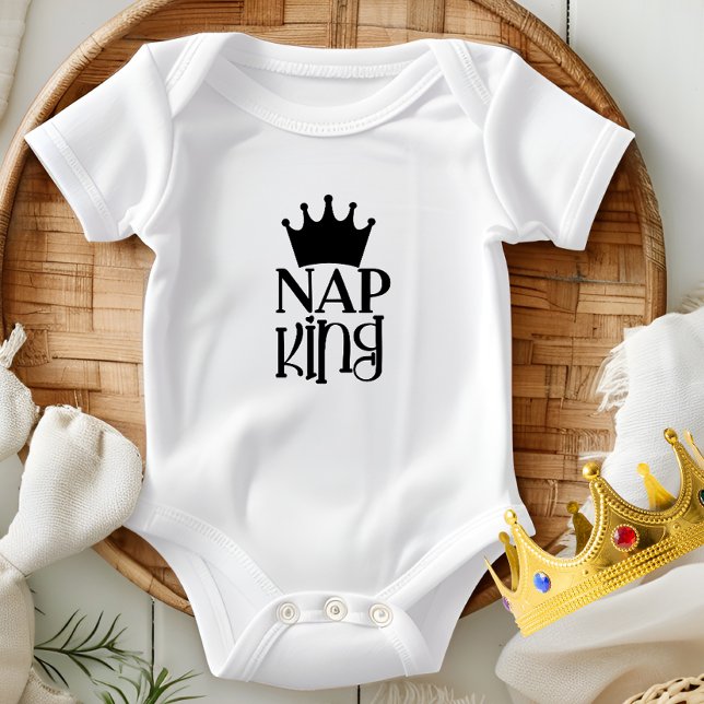 Body Para Bebê Nap King" Baby Bodydress Design (Criador carregado)