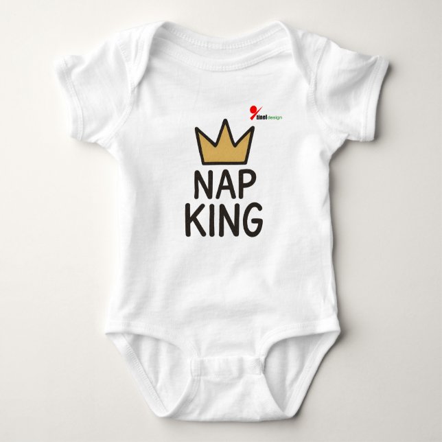 Body Para Bebê Nap King / Nap Queen (Frente)