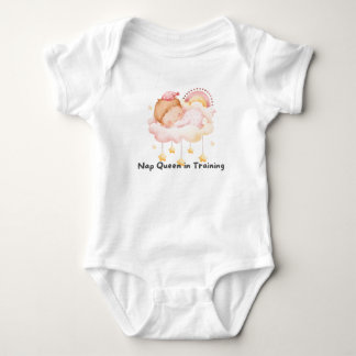 Body Para Bebê 👶 "Nap Queen in Training" 👑 💤