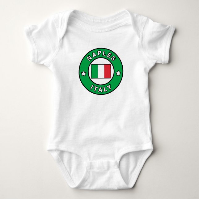 Body Para Bebê Nápoles Itália (Frente)