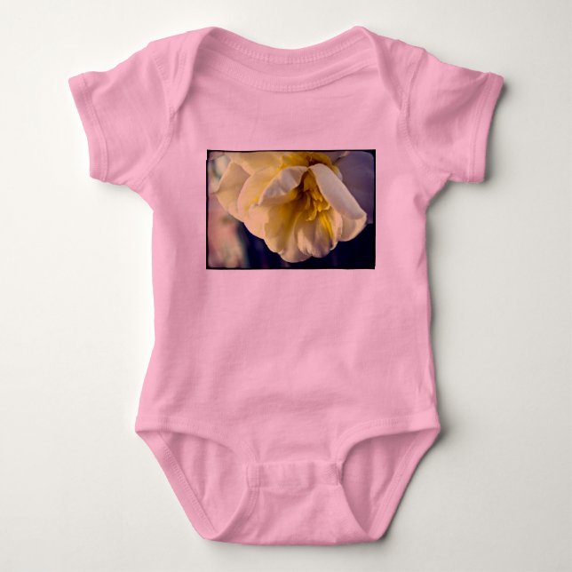 Body Para Bebê Narcissus Daffodil (Frente)
