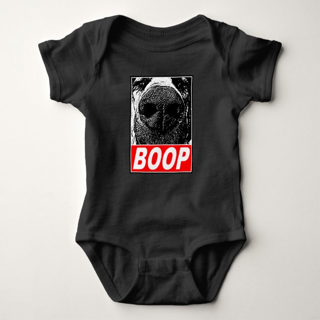 Body Para Bebê Nariz de Boop (Frente)