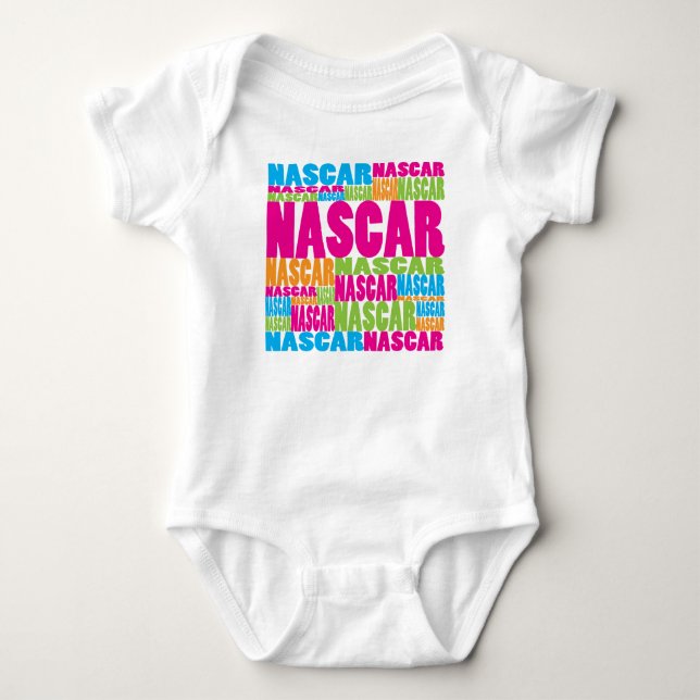 Body Para Bebê NASCAR colorido (Frente)