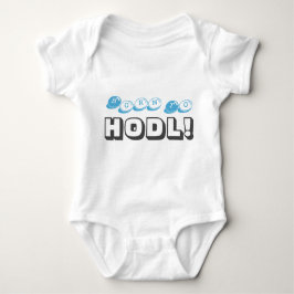 Body Para Bebê Nascer ao Bodysuit do bebê de HODL Bitcoin