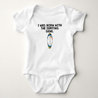 Body Para Bebê Nascer com o gene surfando