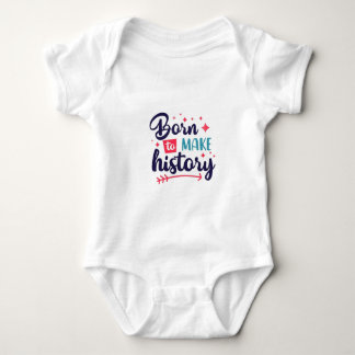 Body Para Bebê Nascer de fazer história Bebê Jersey Bodycase