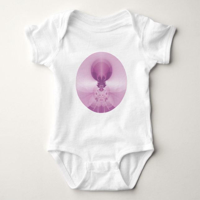 Body Para Bebê Nascer do Sol Rosa (Frente)