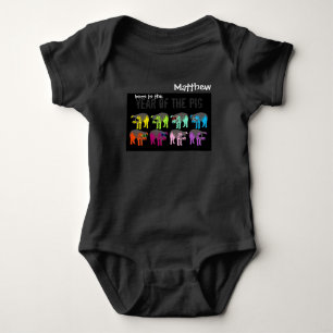 Body Para Bebê Nascer No Pop Pig Ano 2019 - Fita Personalizada