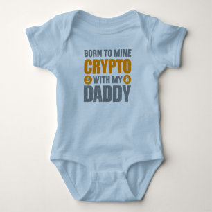 Body Para Bebê Nascer Para Minha Cripto Com Meu Pai