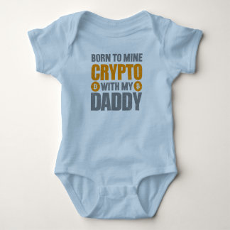 Body Para Bebê Nascer Para Minha Cripto Com Meu Pai