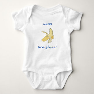 Body Para Bebê Nascer personalizável para a Banana