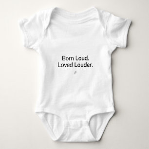 Body Para Bebê Nascido alto. Amado mais alto. Body de bebê