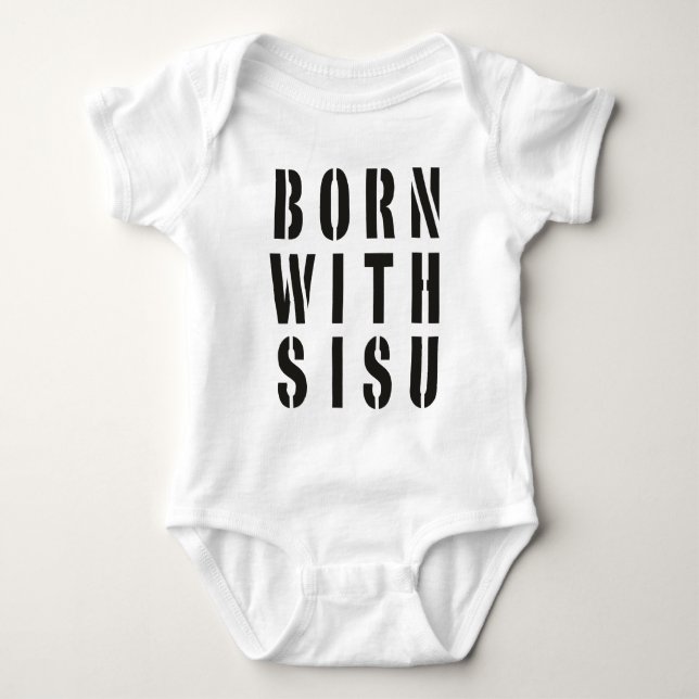 Body Para Bebê Nascido Com Sisu (Frente)