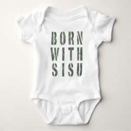 Body Para Bebê Nascido com Sisu Camo 1