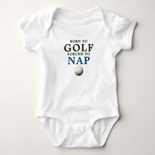 Body Para Bebê Nascido para Jogar Golfe Forçado a Dormir Roupa de