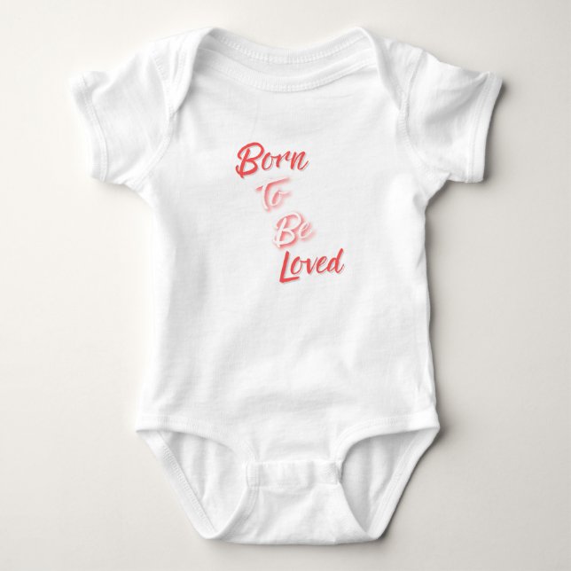 Body Para Bebê Nascido para ser Amado (Frente)