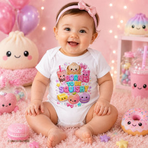 Body Para Bebê Nascido para Ser Fofinho de Bolha de Chá de Bolinh