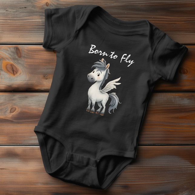 Body Para Bebê Nascido para Voar Pegasus (Criador carregado)