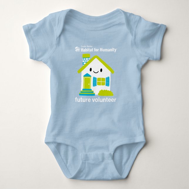 Body Para Bebê Nashua Habitat One Piece for Babies (Frente)